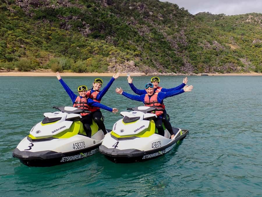 Magnetic Island: 5 Beach Bay Jet Ski Tour - How the riding feels for one person or two