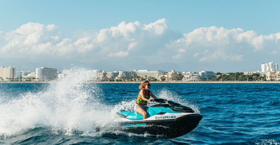 Mallorca: 25-Minute Palma Beach Jet Ski Excursion - Following Mallorca’s rugged coast