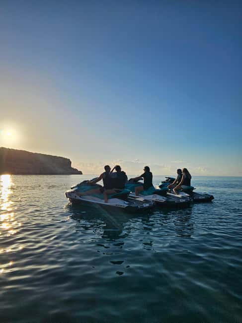 MALLORCA: CALA D'OR JET SKI TOUR, SUNRISE OR SUNSET - Reaching Cala Mondrago