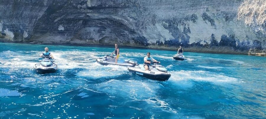 Malta: Jet Ski Safari to St. Paul's Islands or St Thomas Bay - The south safari toward St. Thomas Bay