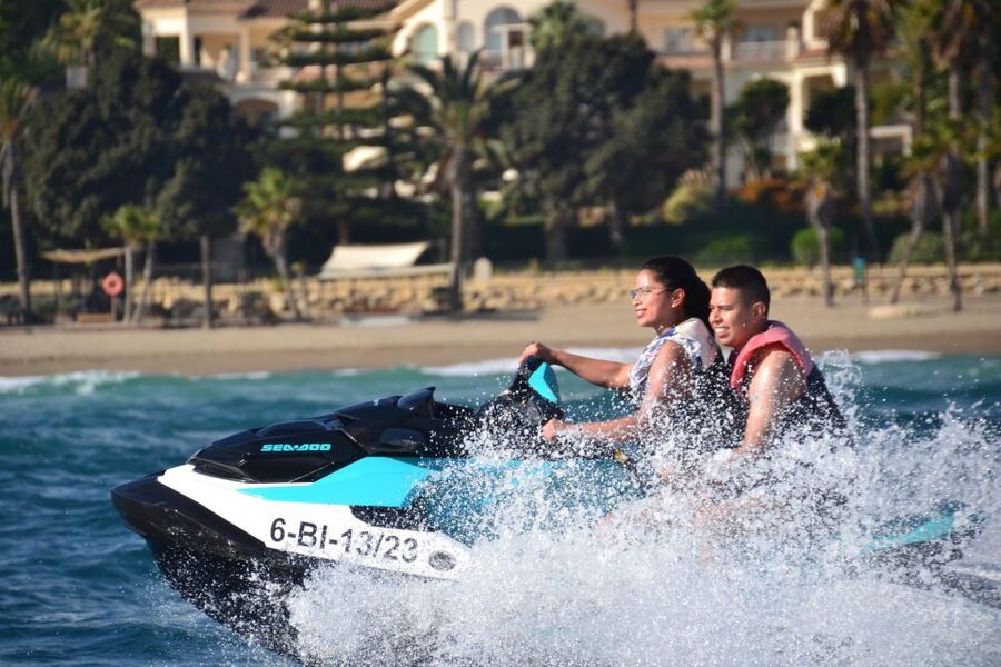 Marbella: Jet Ski at the Golden Mile - Getting ready at Puerto Deportivo de Marbella