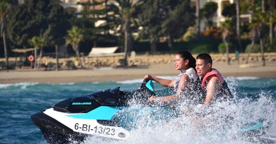 Marbella: Jet Ski at the Golden Mile - What 20 minutes really feels like