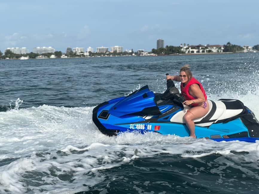 Miami Beach: WaveRunner 1 Hour Rental & 1 Hour Boat Ride - Training, waivers, and the Florida license