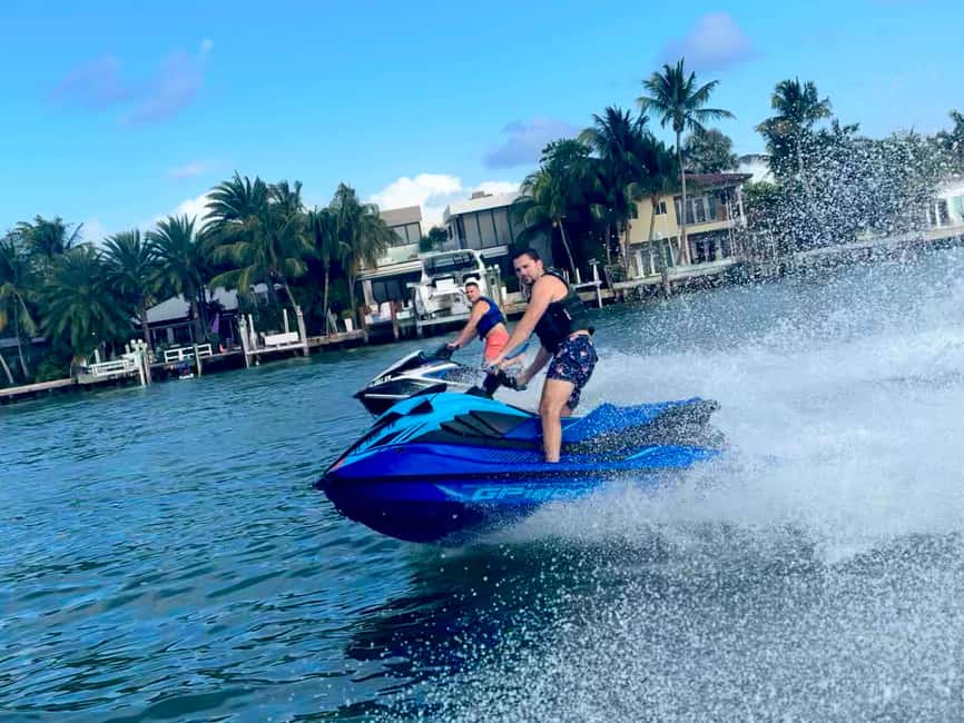 Miami Beach: WaveRunner 1 Hour Rental & 1 Hour Boat Ride - The WaveRunner session on the bay