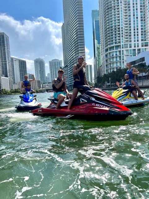 Miami: Biscayne Bay and Miami Beach Guided Jet Ski Adventure - The opening boat ride past Star Island
