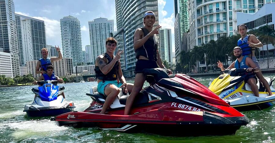 Miami: Biscayne Bay and Miami Beach Guided Jet Ski Adventure - One hour on Biscayne Bay
