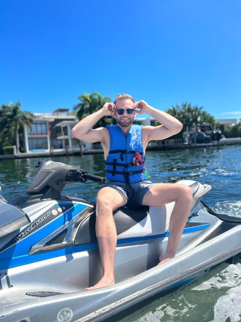 Miami: Jet Ski Adventure with Complimentary Speed Boat Ride - Riding alone or sharing a jet ski