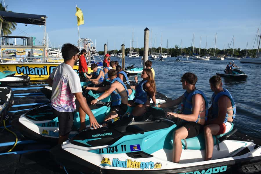 Miami: Jet Ski and SpeedBoat - New jet skis and instructor support