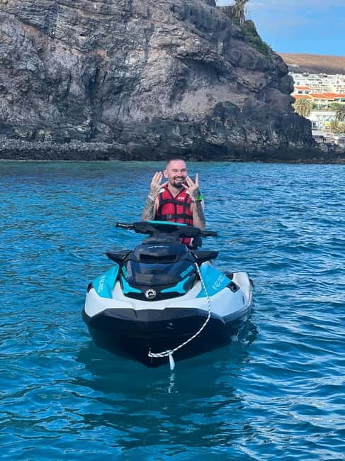 Morro Jable: Guided Jet Ski Safari (without license) - My call: book it for speed and friendly guidance