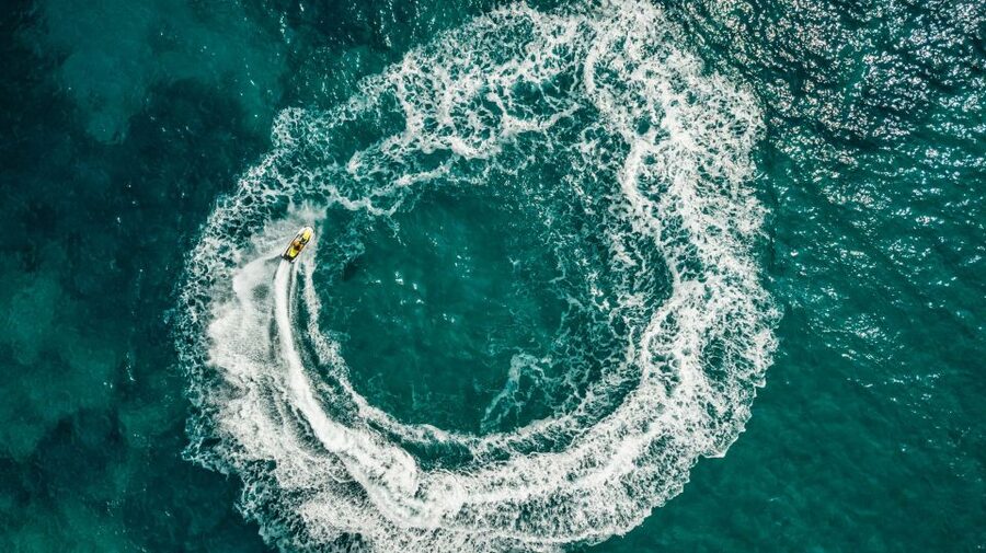 Mykonos: Super Paradise Beach Jet Ski, Canoe, & SUP Rental - Jet skiing for a fast burst of action