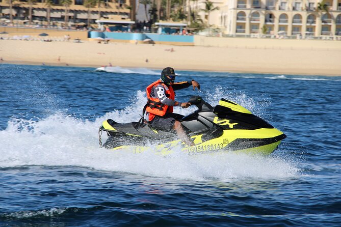 New Jetski Adventure in Cabo San Lucas Bay with Hotel Pickup 1hr - Key points to know before you book
