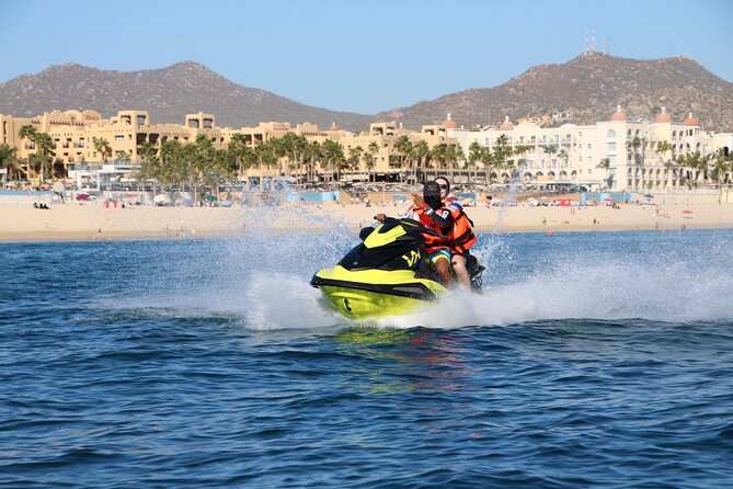 New Jetski Adventure in Cabo San Lucas Bay with Hotel Pickup 1hr - Preparing for the one-hour Yamaha ride