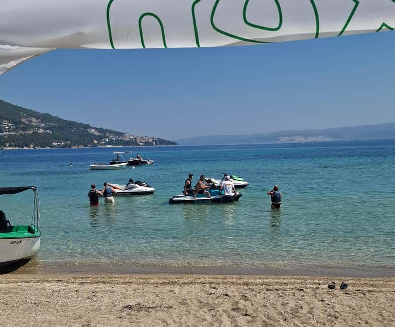 Omiš: Jet Ski Rental with Instructions - Riding the SeaDoo GTI 130 along the coast