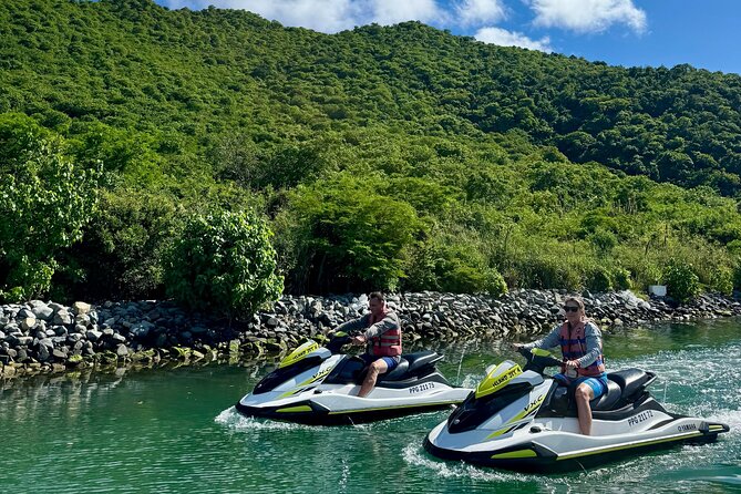 One hour private jet ski tour in Saint Martin with free passenger - Riding toward Grand Case Beach