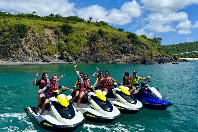One hour private jet ski tour in Saint Martin with free passenger - Who will get the most from this tour