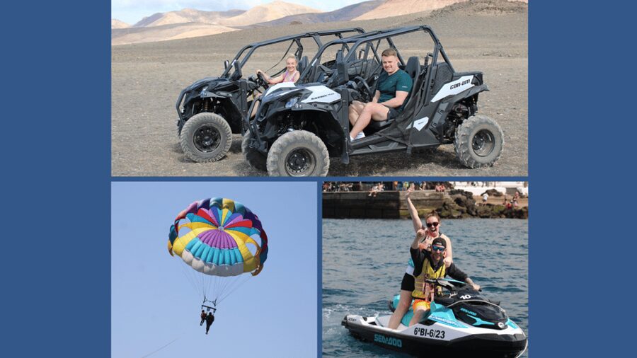 PACK TRIO Buggy, Jet Ski, and Parasailing Adventure - What the four-hour plan feels like
