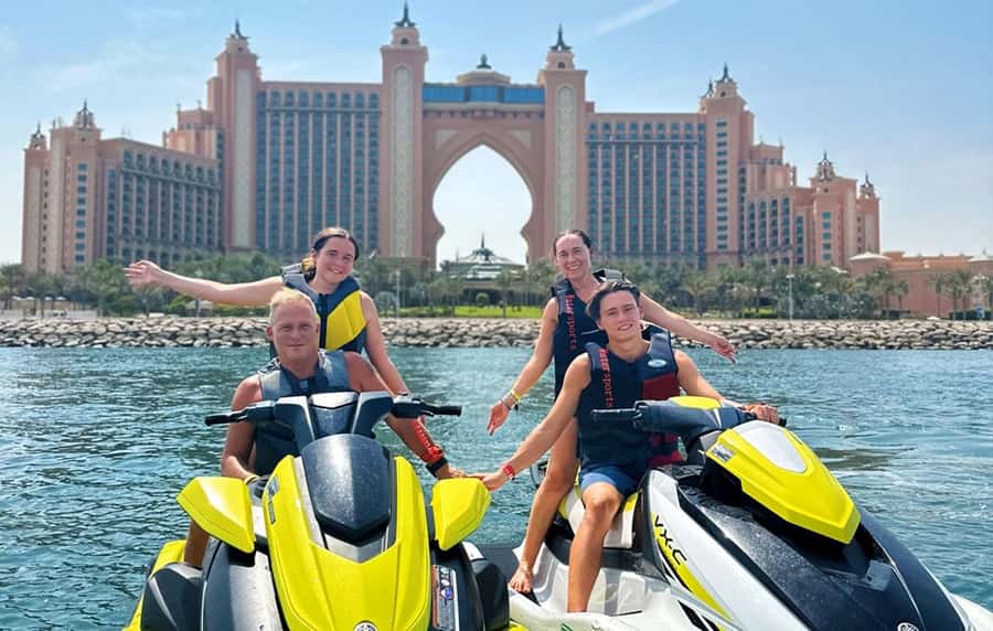 Palm Jumeirah Tour: 90-Minute Jet Ski Adventure in Dubai - The Burj Al Arab section gives you Dubai’s classic photo