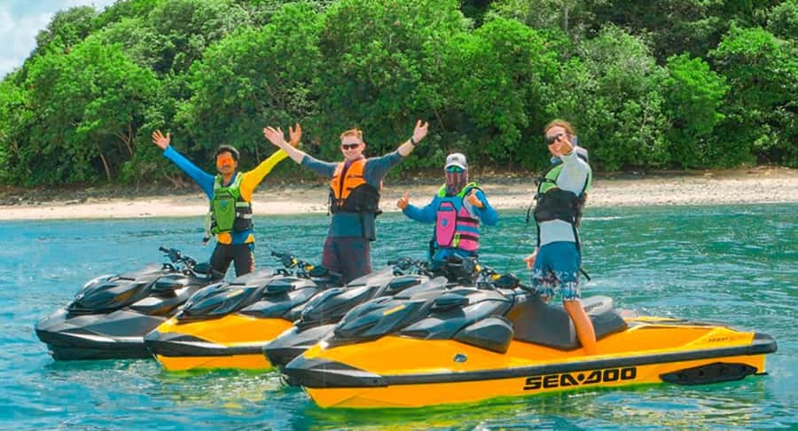 Phuket: Jet Ski Tour to 6 Islands with Lunch & Transfers - LiPi, Khai Nui, Khai Nok, and Mali add variety