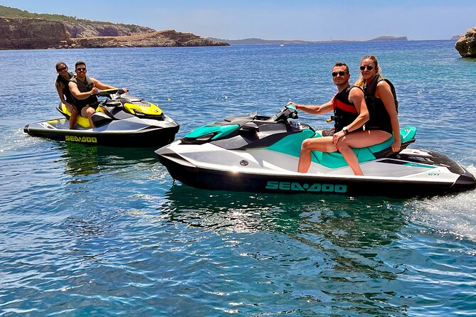 Private jet ski excursion Ibiza San Antonio Es Vedrà - Starting at Caló del Moro near San Antonio