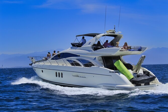 Private Luxury Yacht Chica 55' VIP All Inclusive + Jet Ski - Cruising from Puerto Vallarta toward Los Arcos