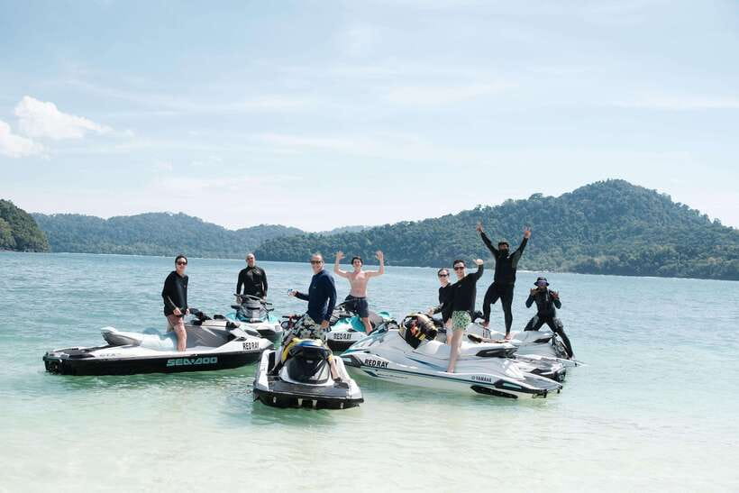 (PRIVATE) Platinum Package Jet Ski Tour Langkawi, Red Ray - Jet-ski performance and the pace of the day