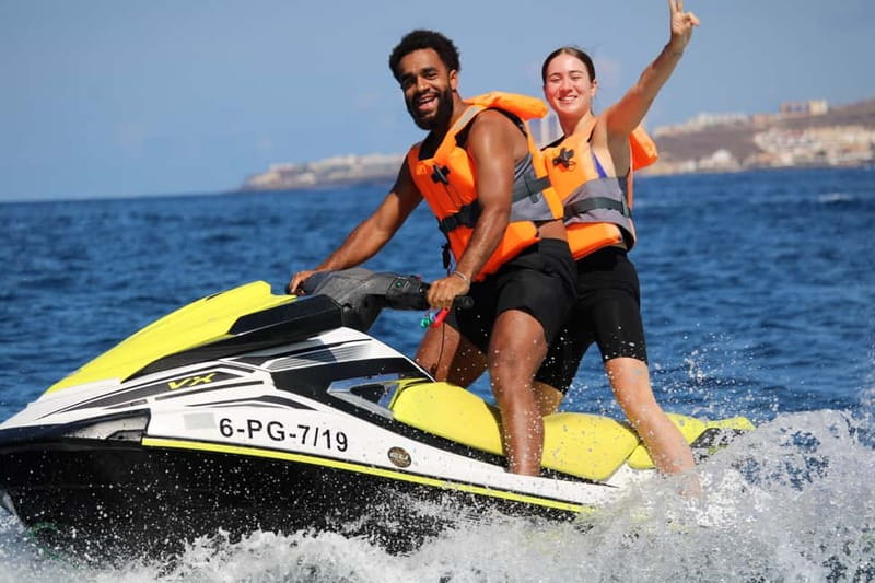 Puerto Colón: Tenerife Coast Jet Ski Tour with Photos - Starting at Puerto Colón and gate 9