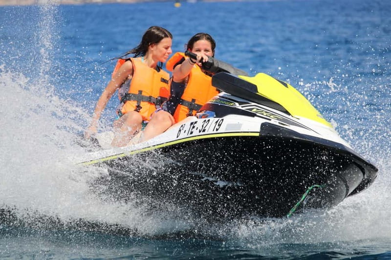 Puerto Colón: Tenerife Coast Jet Ski Tour with Photos - Riding the Costa Adeje coast
