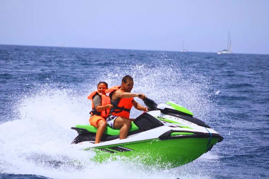 Puerto Colón: Yamaha Jet Ski Tour Along Tenerife's Coast - Key points at a glance