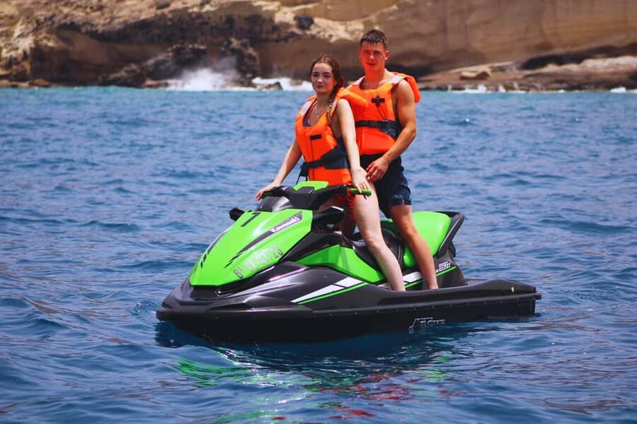 Puerto Colón: Yamaha Jet Ski Tour Along Tenerife's Coast - Twenty minutes along Costa Adeje