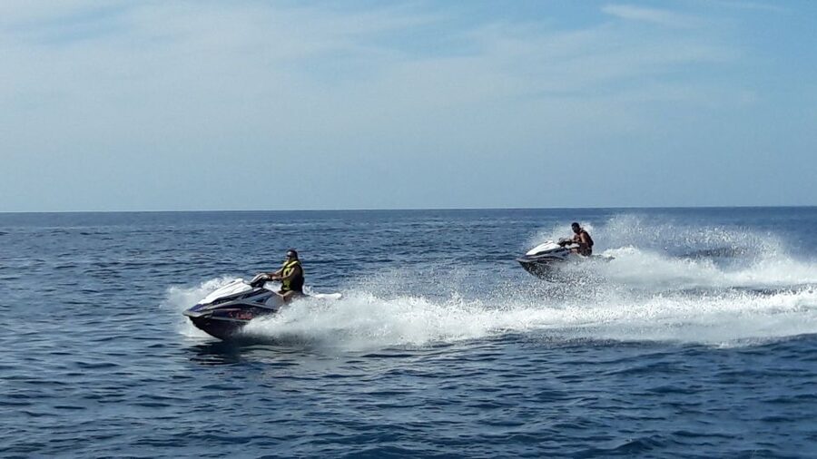 Puerto Rico de Gran Canaria: Jetski Tour - Photos, swimming, and extra moments