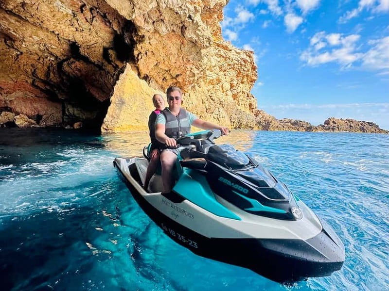 Santa Eulalia: Jet Ski Tour with Optional Dolphin Searching - Who should choose which tour?