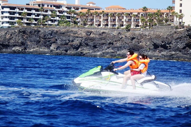 Single Jet Ski Ride with Pickup & Drop-off in Tenerife South - What the $130 price really covers