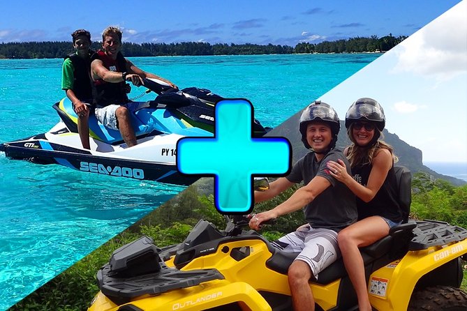 Small Magic Combo 3h30 of Quad + 1H00 of Jetski - The 3.5-hour quad ride through Opunohu