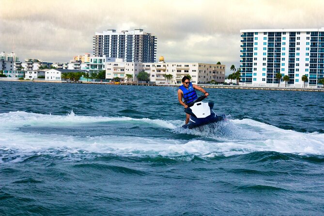 South Beach Jet Ski Rental departs Bayside Marketplace - Who will enjoy this most