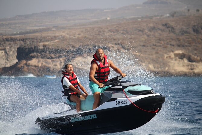 Tenerife Double Jet Ski Safari - Reading Tenerife’s coast from the sea