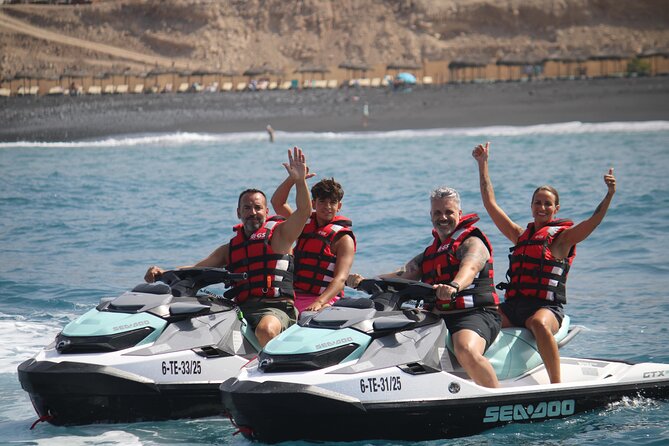 Tenerife Double Jet Ski Safari - The safety briefing before the throttle opens