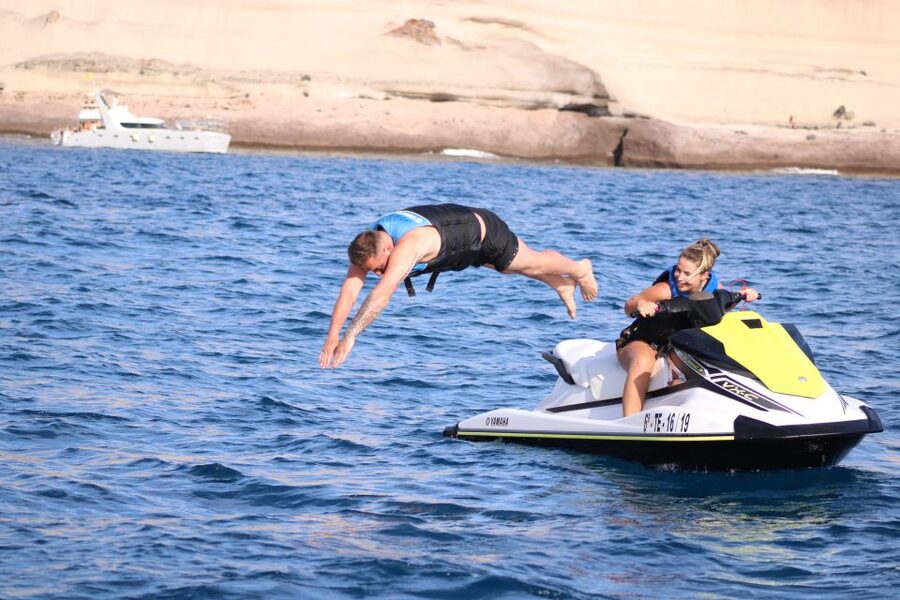 Tenerife: Jet Ski Guided Tour with Optional Photo Service - From the dock to the open water