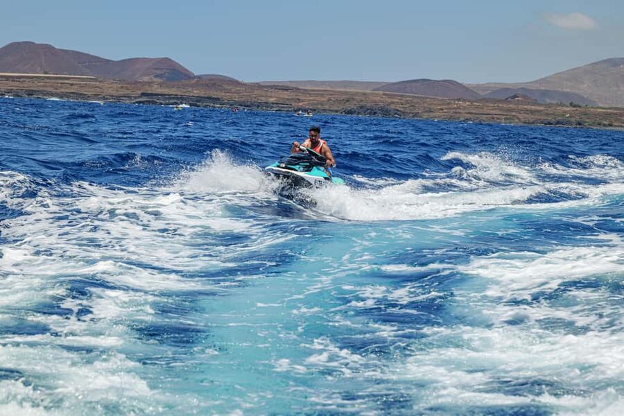 Tenerife: Water Jet-Ski / Teide Volcano Quad Safari Combo - Who will enjoy this most