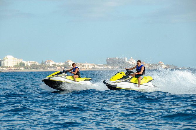 Tenerife Water Sports Package with 40 Min. Jet Ski and Parascending for 2 People - What the coast looks like from the water