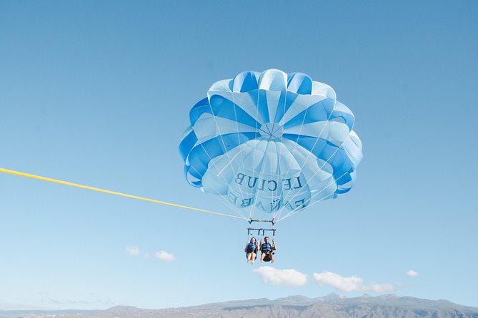 Tenerife Water Sports Package with 40 Min. Jet Ski and Parascending for 2 People - Switching from jet ski to parascending