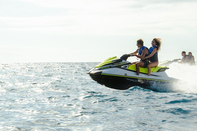 Tenerife Water Sports Package with 40 Min. Jet Ski and Parascending for 2 People - The first ride: a 40-minute jet ski safari