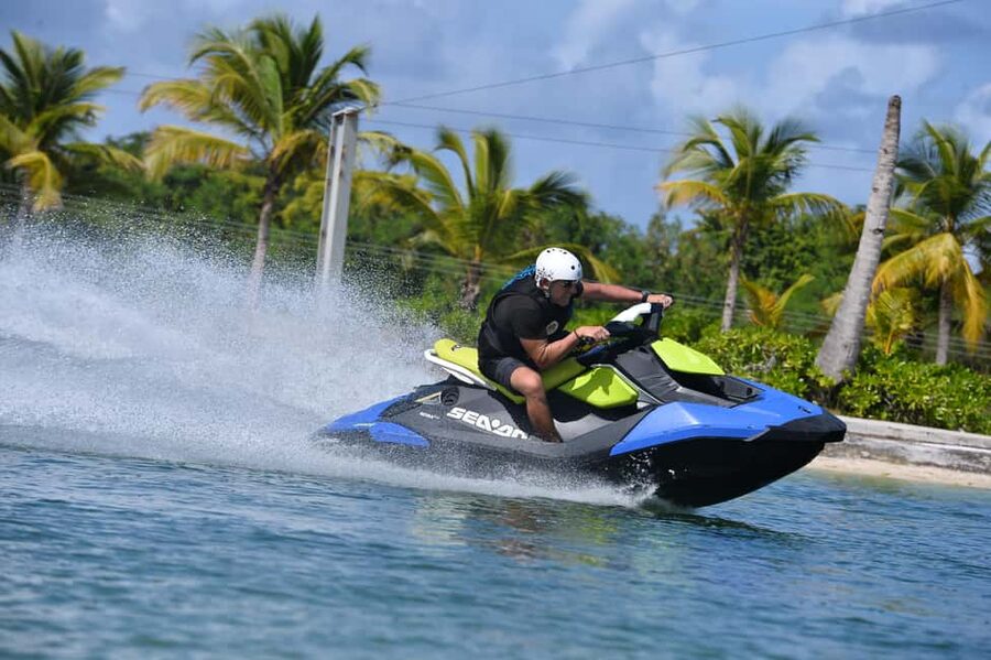 THE ONLY JET SKI TOUR IN PUNTA CANA - Arriving at the Downtown Punta Cana Park