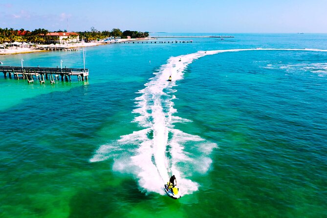 The Original Key West Island Jet Ski Tour from the Reach Resort - Getting comfortable on the Yamaha jet ski