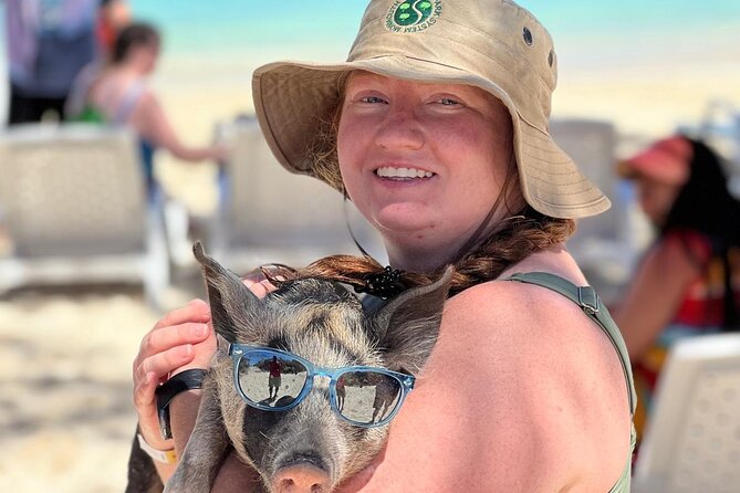 The Ultimate Bahamian Beach Day: Pigs, Jet Ski, Snorkeling & More - A high-speed start through Nassau Harbour