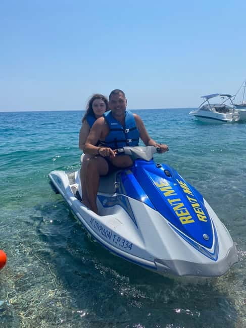 Traganou Beach: Yamaha Jet Ski Rental - The safety briefing before you touch the throttle