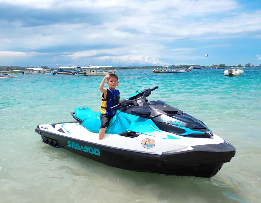 Ubud Zipline & Watersport (Jetski, Parasailing, BananaBoat) - The coastal trio: jet ski, parasailing, and banana boat