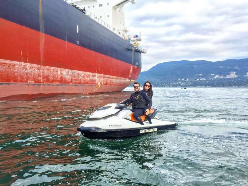 Vancouver: Ocean Jetski Morning Tour - Leaving Granville Island on a Jetski