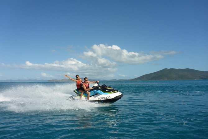 Whitsundays Guided Jet Ski Tour - What the water feels like at speed