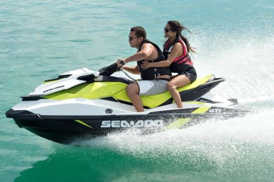 Zanzibar jetski Adventure Tour - Setting out from Kendwa Beach